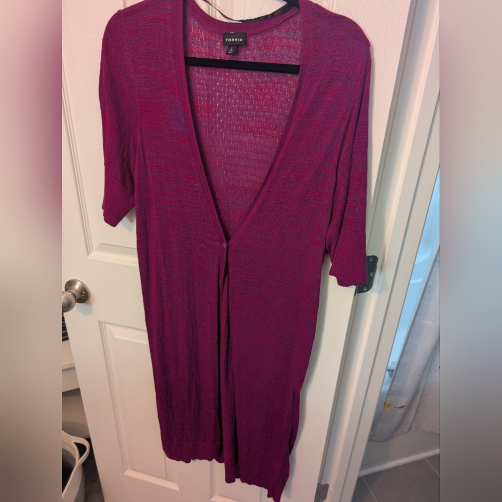 Torrid Women's Sweater in Rich Burgundy